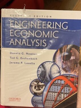 Oxford Engineering Economic Analysis - Blue, White & Red Accent